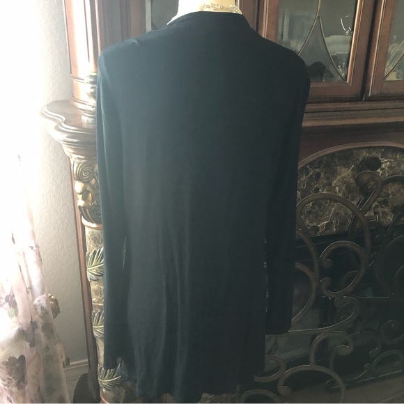 Cable & Gauge black and white lightweight button front jacket NWT L - Picture 5 of 9